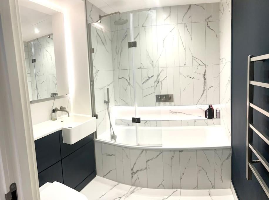 New Central 1Br Wstunning View, 5 Min Vauxhall St 伦敦 外观 照片